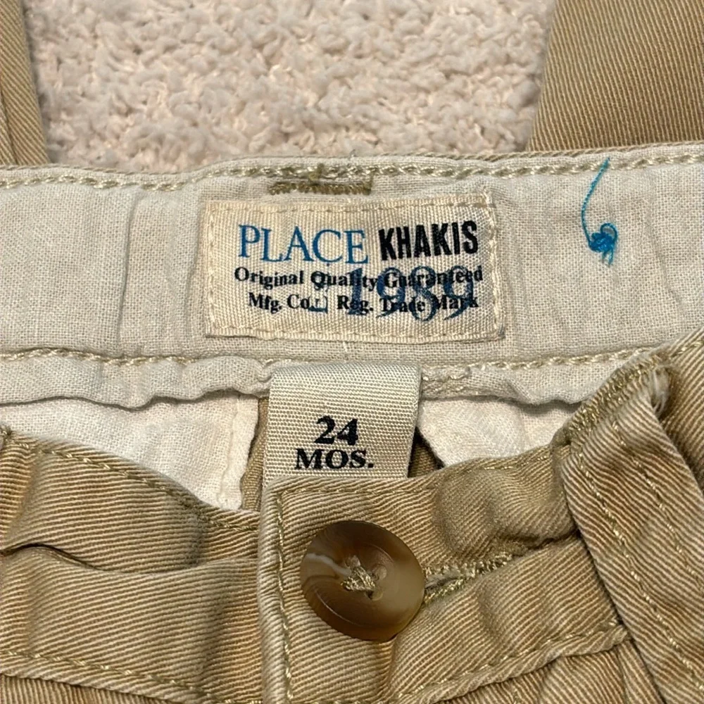 Childrens Place Boys Toddler Khaki Pants 24 Mos